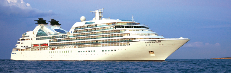SEABOURN QUEST CRUISES CRUCEROS DE LUJO LUXURY CRUISES YACHTS OF SEABOURN